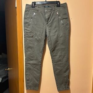 Lauren Ralph Lauren Olive Straight Leg Pants